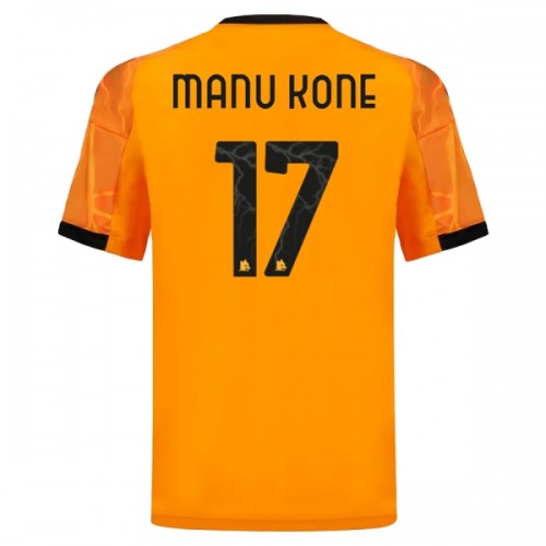 AS Roma Manu Kone 17 Fotbollströjor Borta 2025-26 AS Roma Manu Kone 17 Fotbollströjor Borta 2025-26